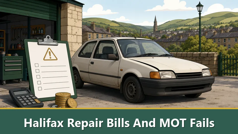 Halifax Bill s اور MOT Fail s مرمت